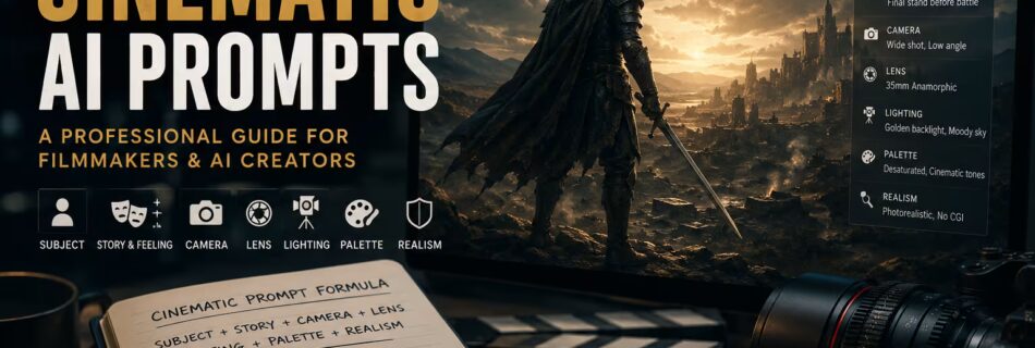 How to write cinematic AI prompts for images and video