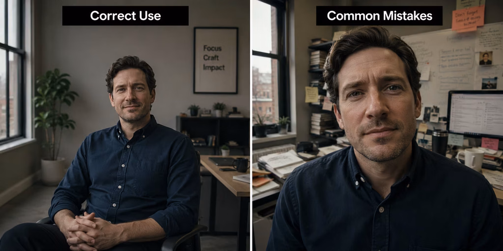 35mm portrait comparison with clean and cluttered backgrounds