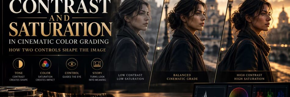 Contrast and Saturation in Cinematic Color Grading