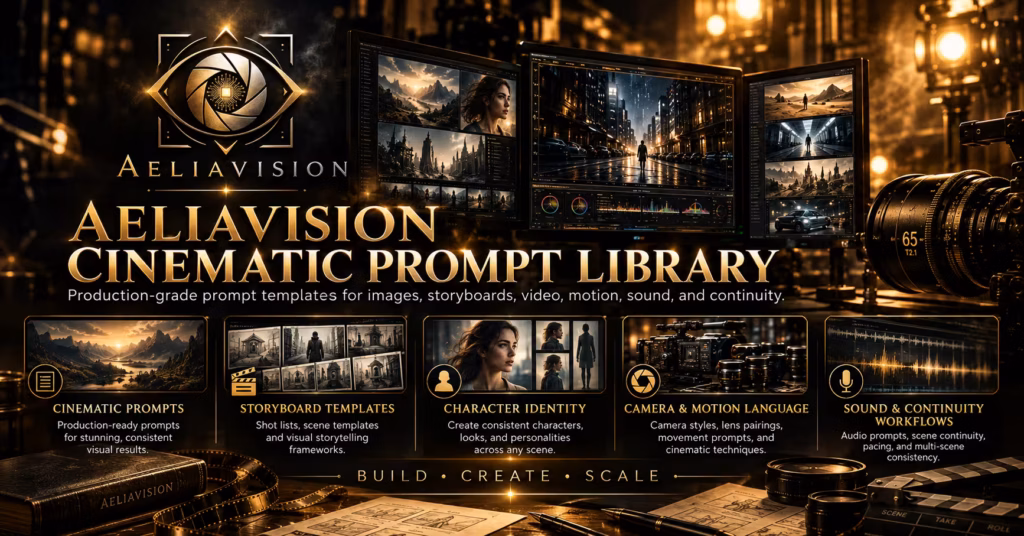 Prompt Templates for Cinematic AI Filmmaking