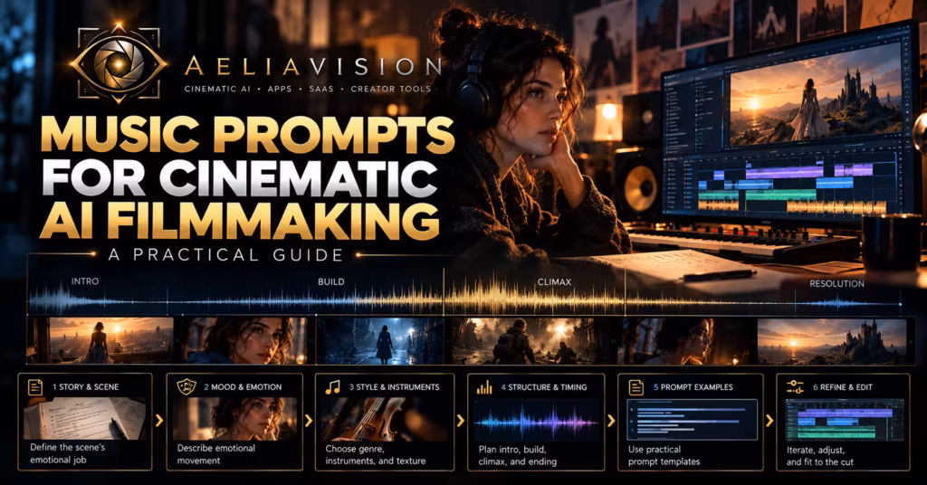 Music Prompts for Cinematic AI Filmmaking: A Practical Guide