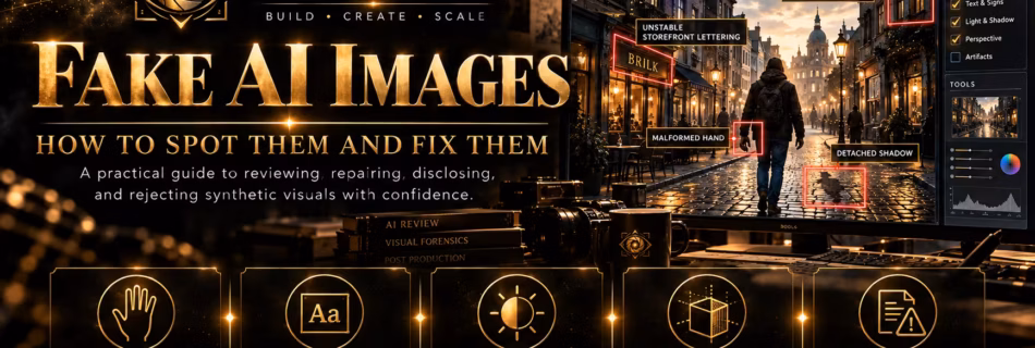 Spot fake ai image and Fix them