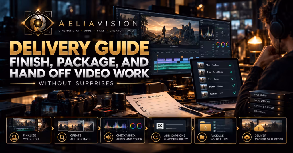 Delivery Guide: Finish, Package, and Hand Off Video Work Without Surprises